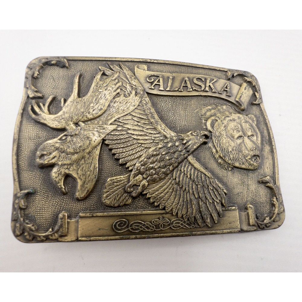 Vintage Alaska Belt Buckle‎